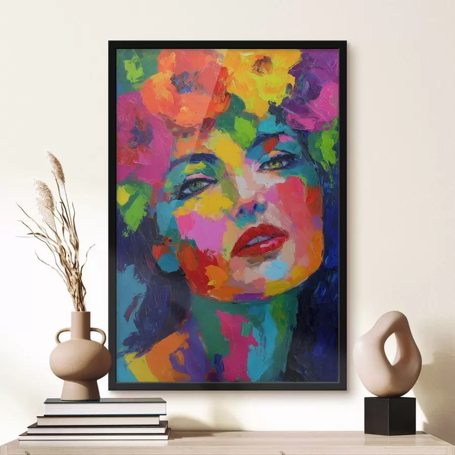 murales de pared Retrato de una niña f48229