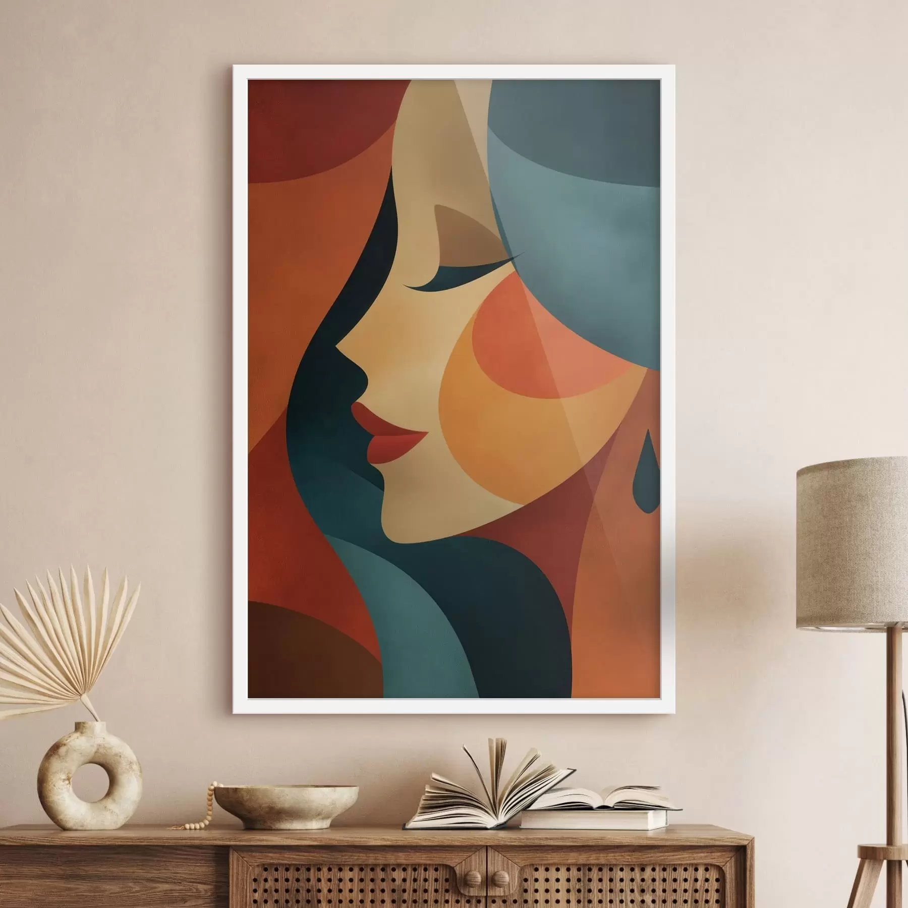 murales de pared Retrato abstracto f48235