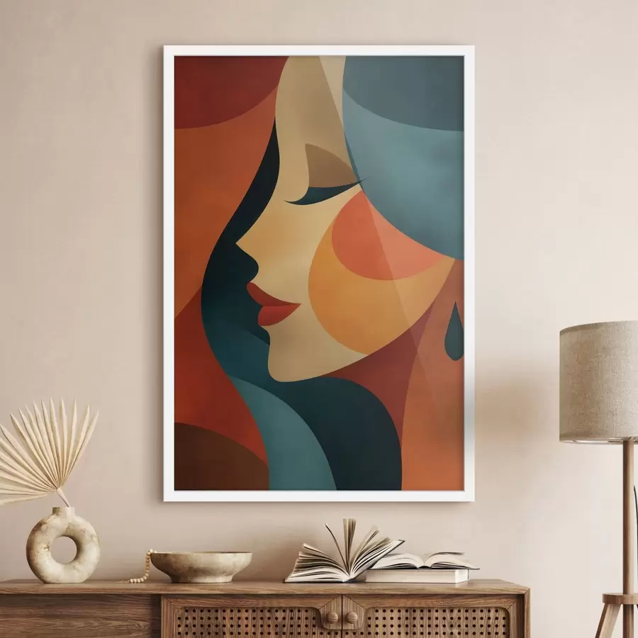 murales de pared Retrato abstracto f48235