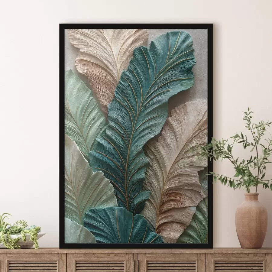 murales de pared Hojas f48258