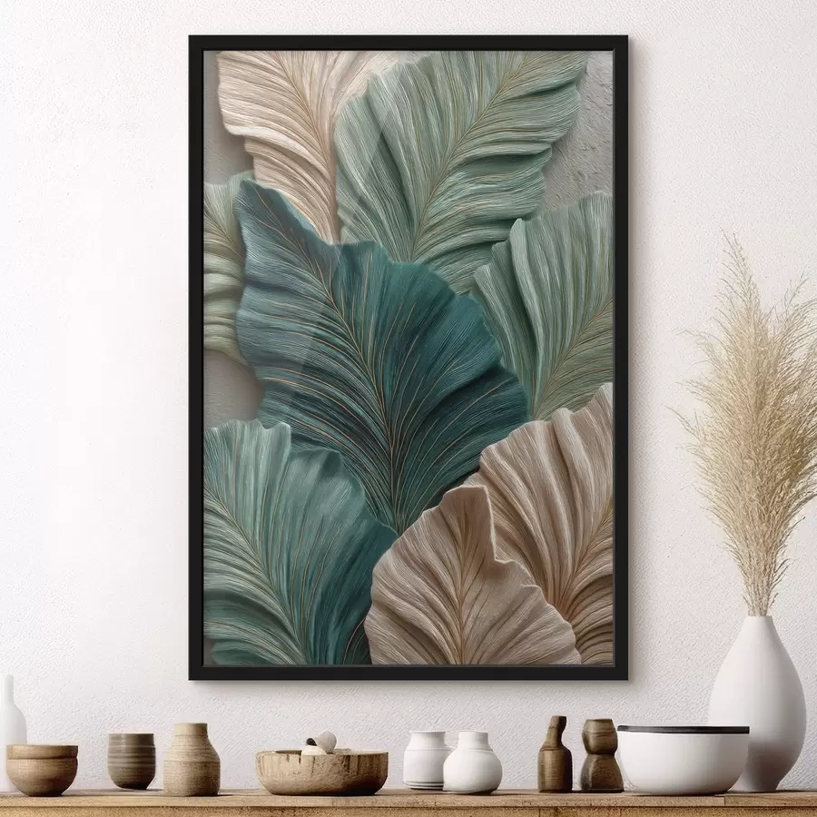 murales de pared Hojas f48259