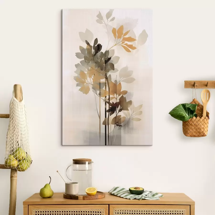 murales de pared Abstracción vegetal s48267