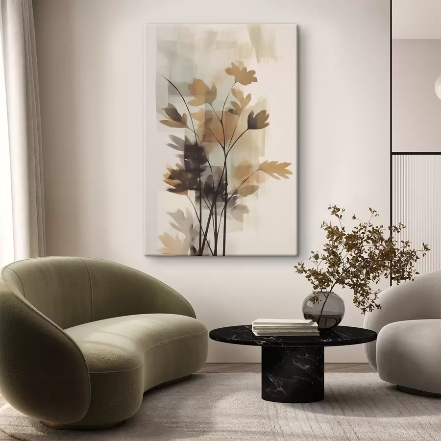 murales de pared Vegetación abstracta s48268