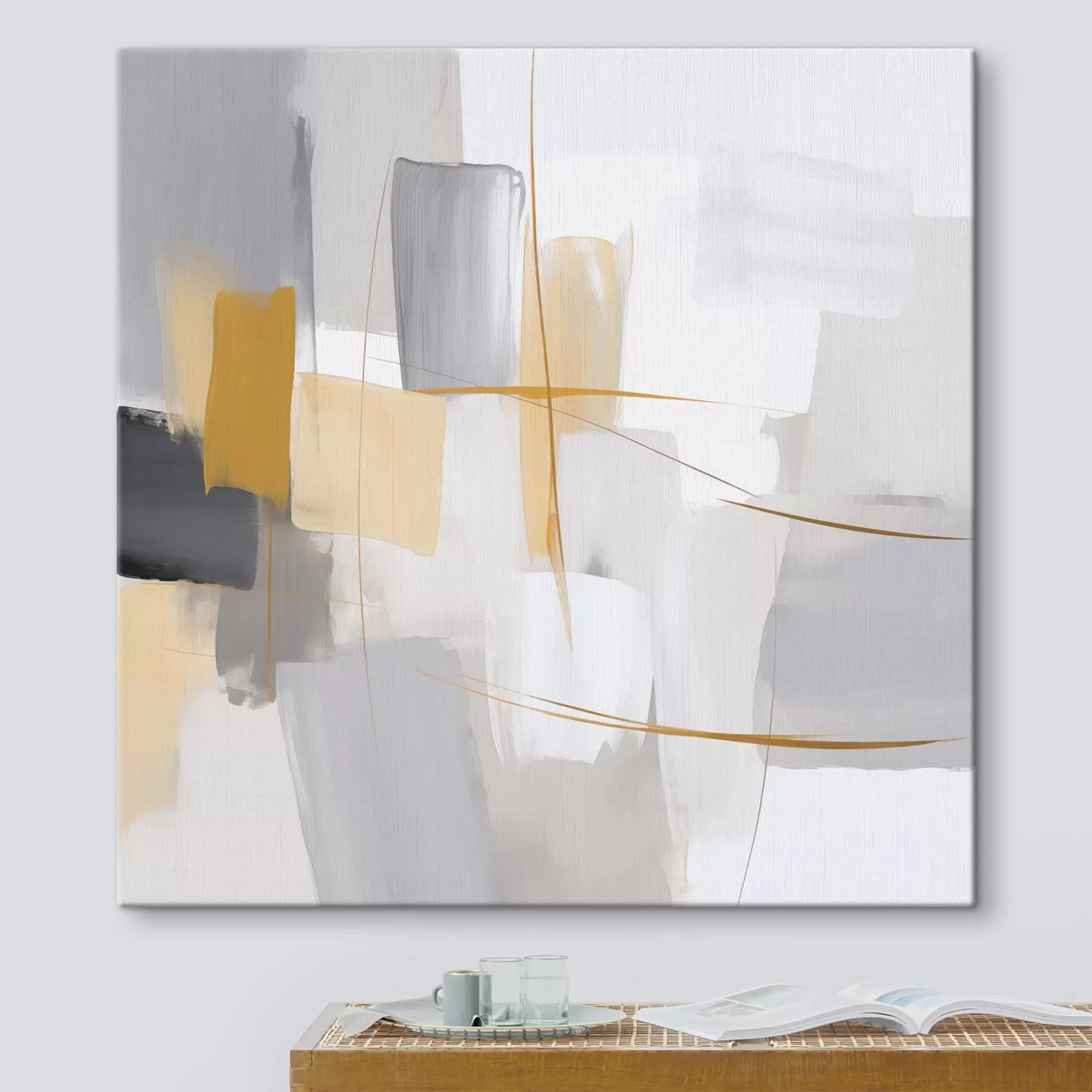 murales de pared Abstracción imitación de la pintura s48272