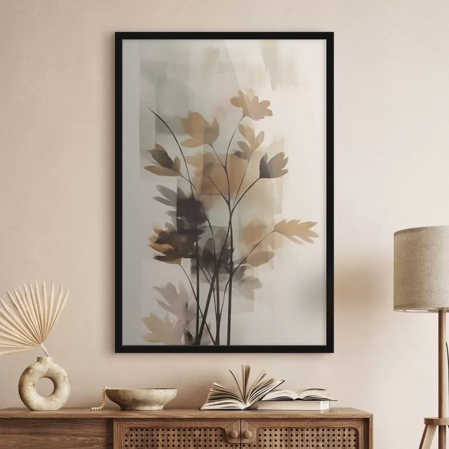 murales de pared Vegetación abstracta f48268