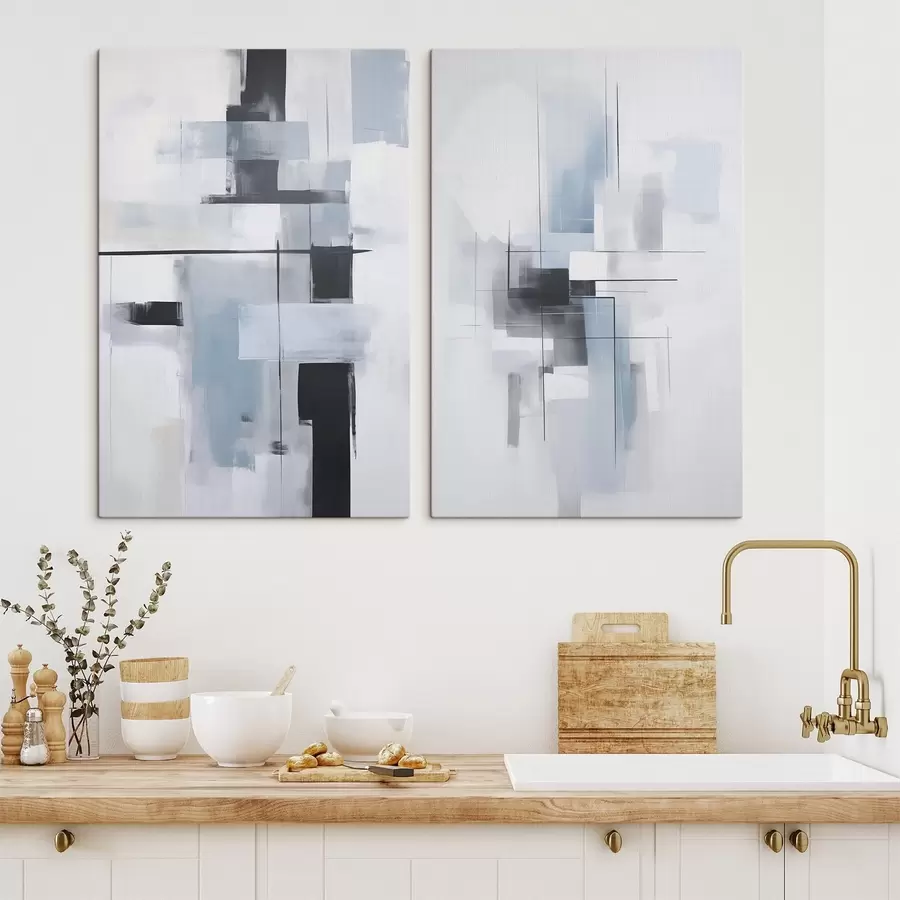 murales de pared La abstracción moderna imita a la pintura m30165