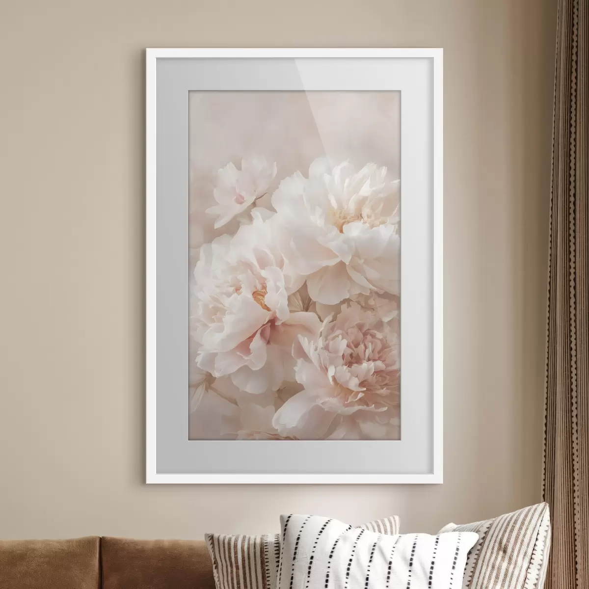 Poster exuberantes peonías rosas f47953