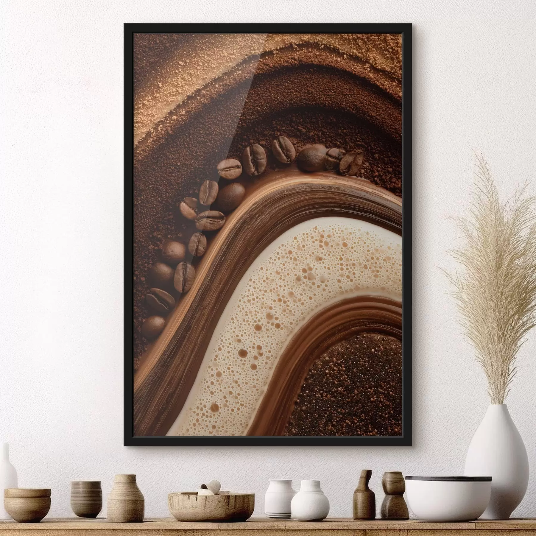 murales de pared capas de café f47959