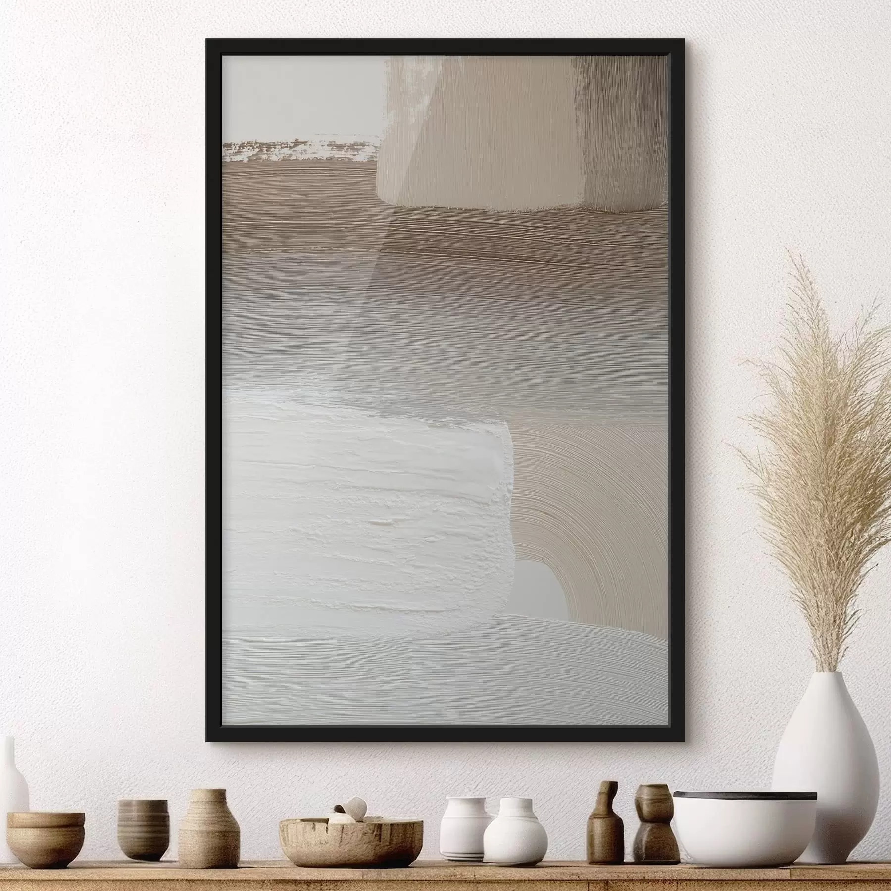 murales de pared grandes trazos abstractos f48295