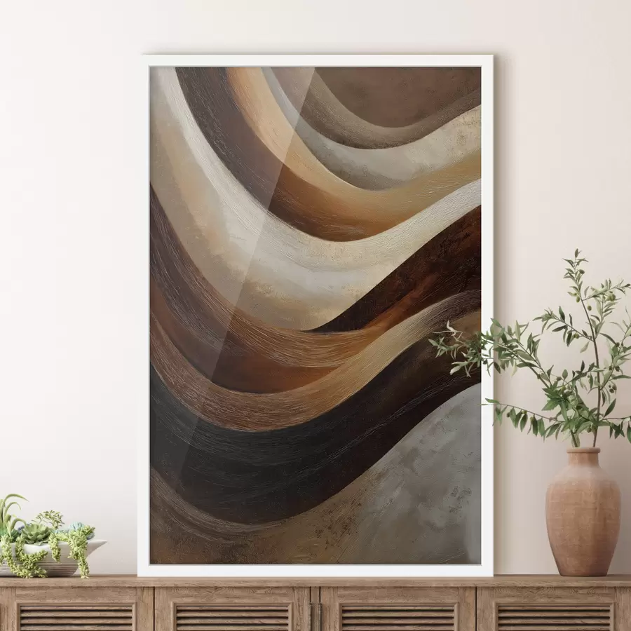 murales de pared Ondas abstractas f48301