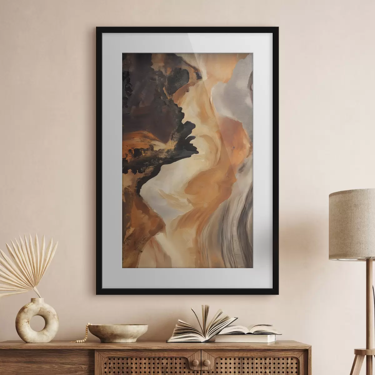Poster Río de ámbar f48302