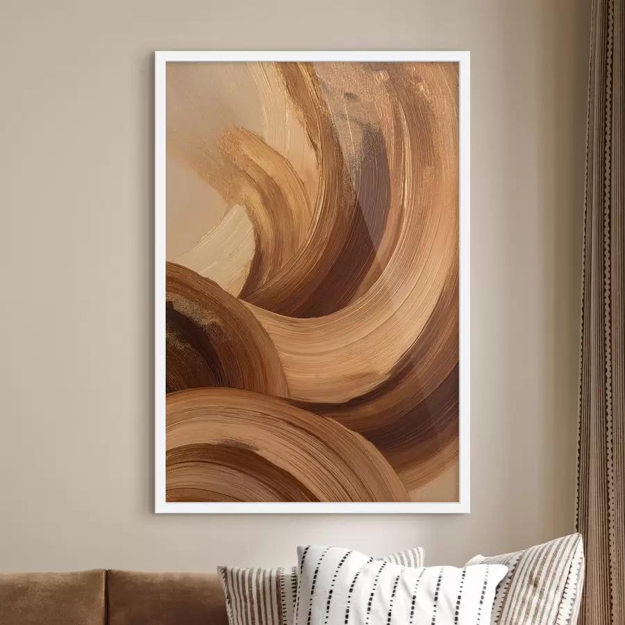 murales de pared Pinceladas abstractas f48305