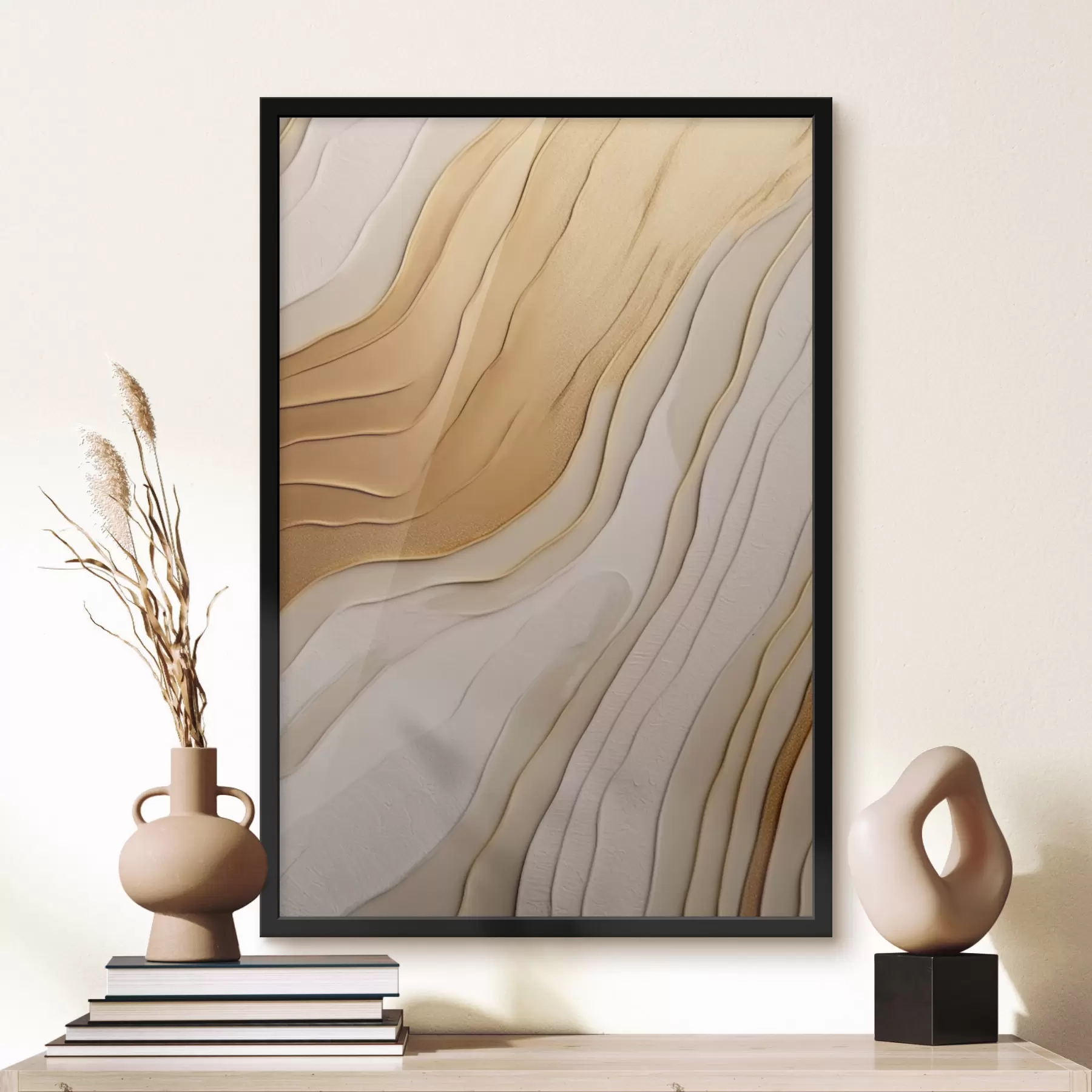 murales de pared Ondas abstractas f48310