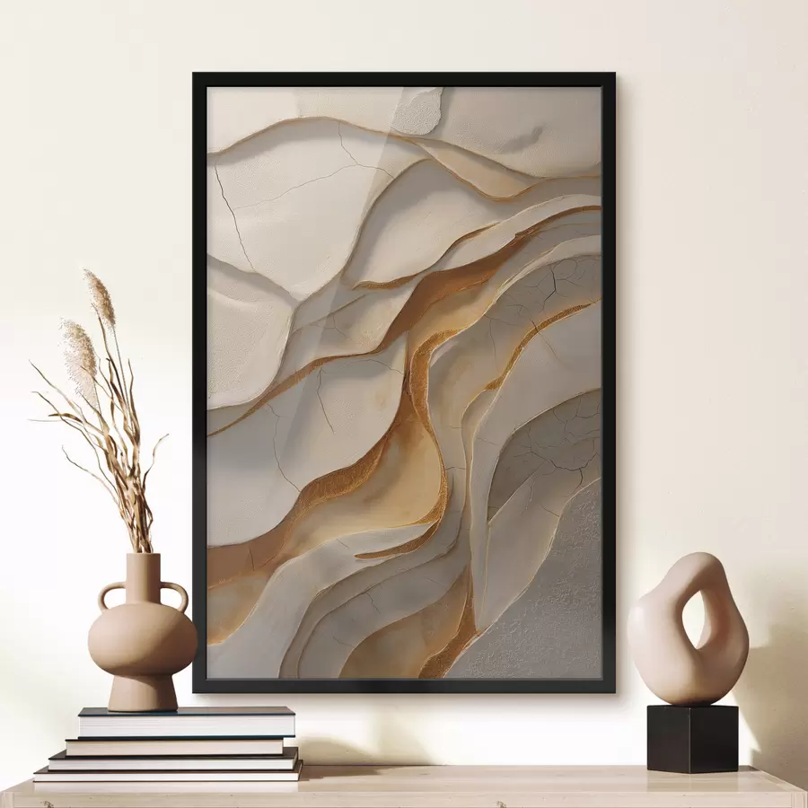 murales de pared Ondas abstractas f48313