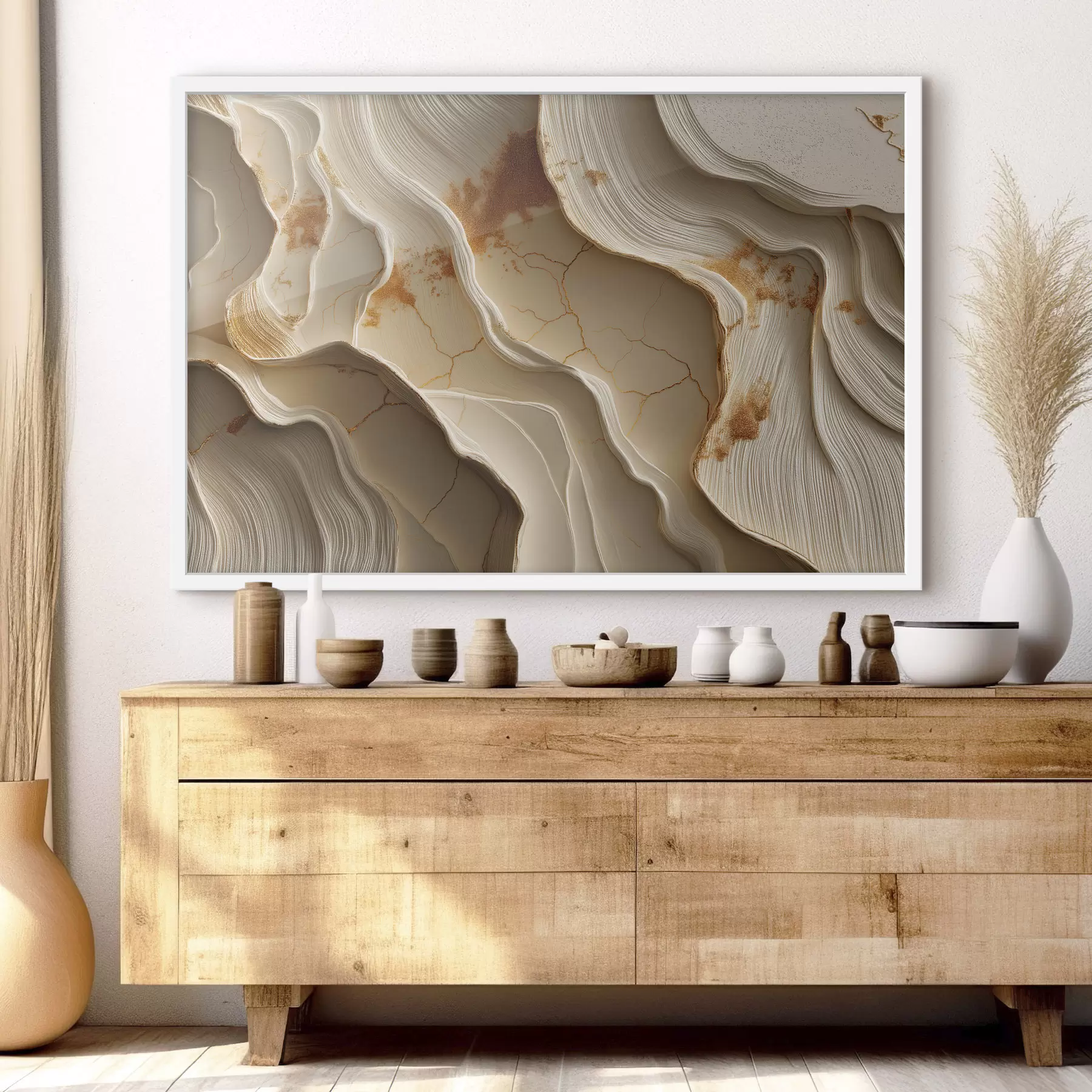 murales de pared Ondas abstractas f48315