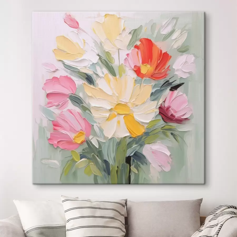 murales de pared Ramo imitación de pintura s48316