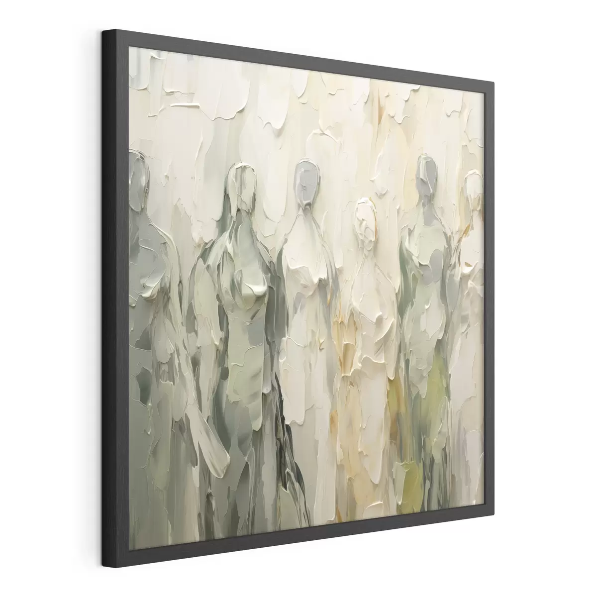 Poster Siluetas abstractas imitación de pintura f48275