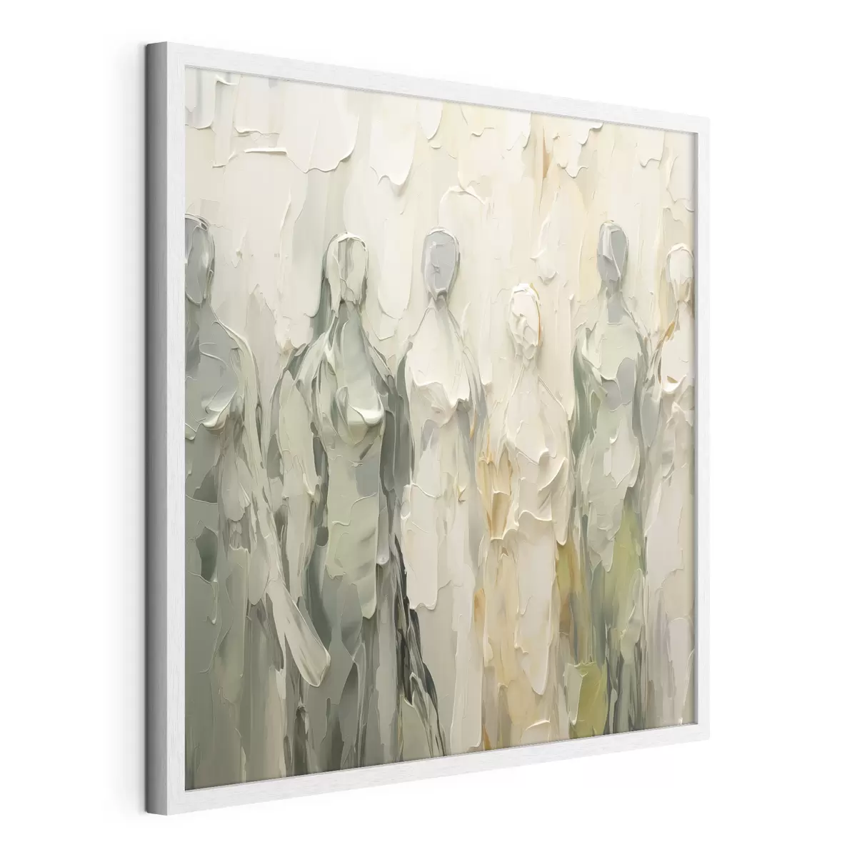 Poster Siluetas abstractas imitación de pintura f48275