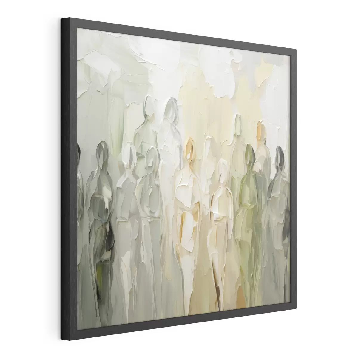 Poster Siluetas abstractas imitación de pintura f48276