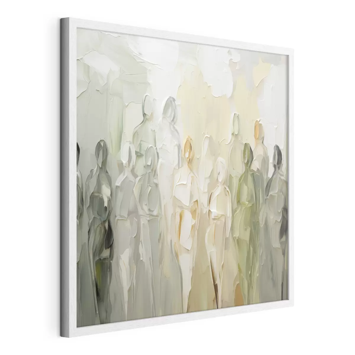 Poster Siluetas abstractas imitación de pintura f48276
