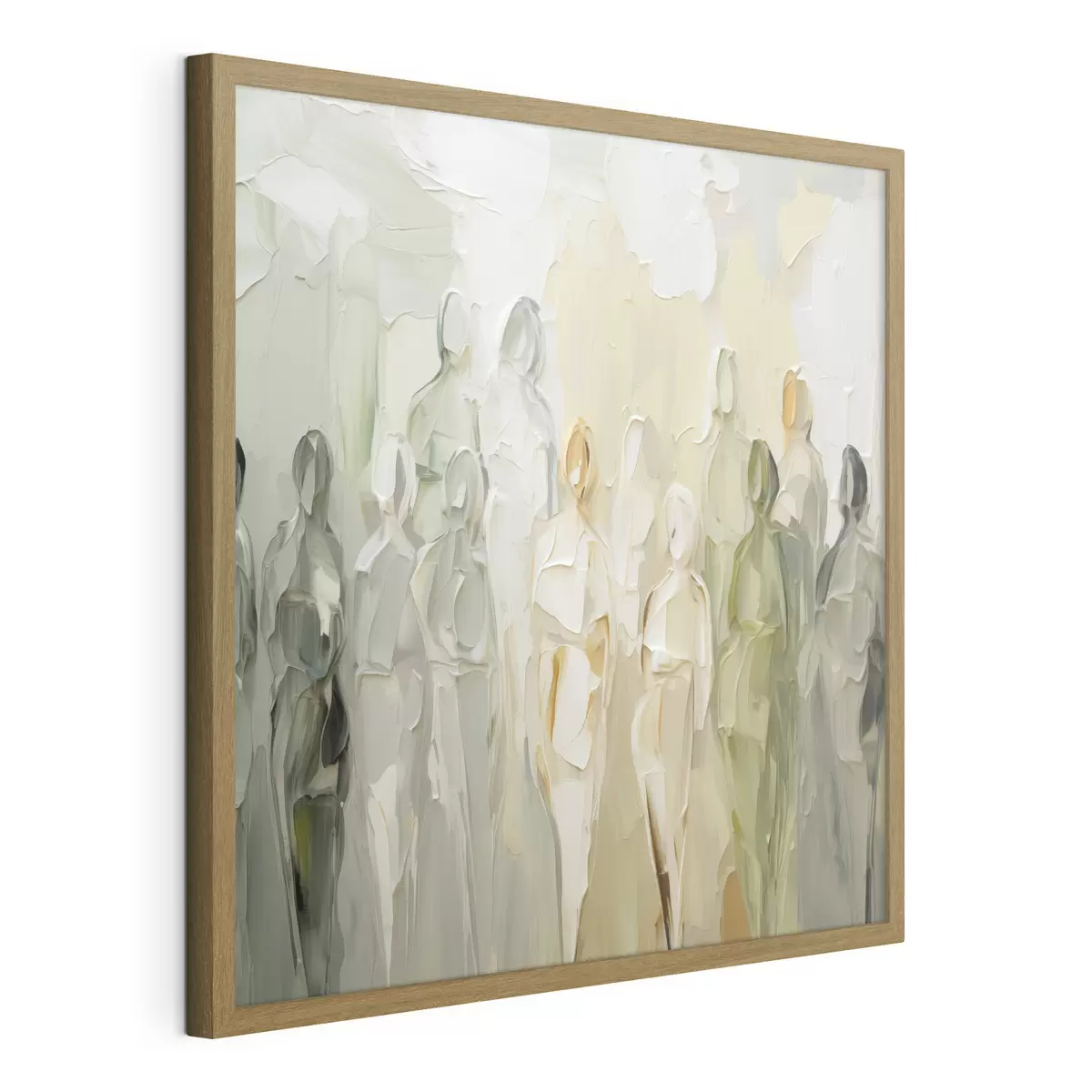Poster Siluetas abstractas imitación de pintura f48276