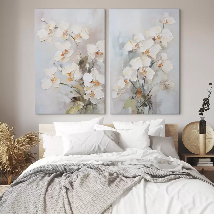 murales de pared Pintura imitación orquídeas m30187