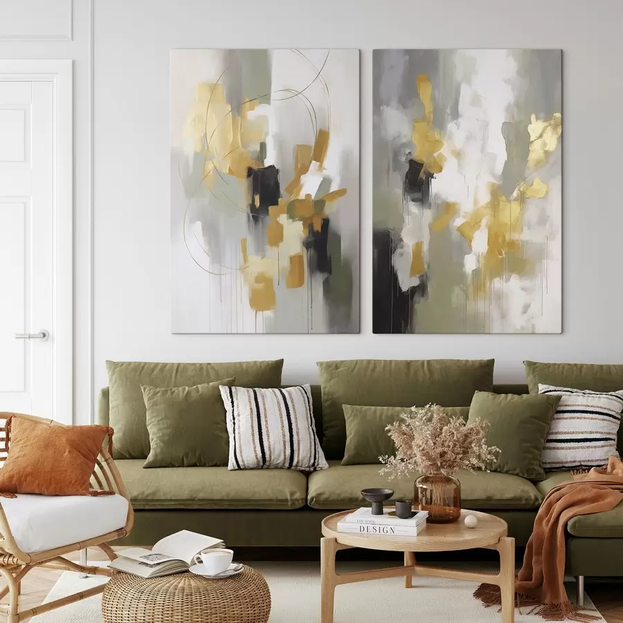 murales de pared Abstracción imitación de la pintura m30189