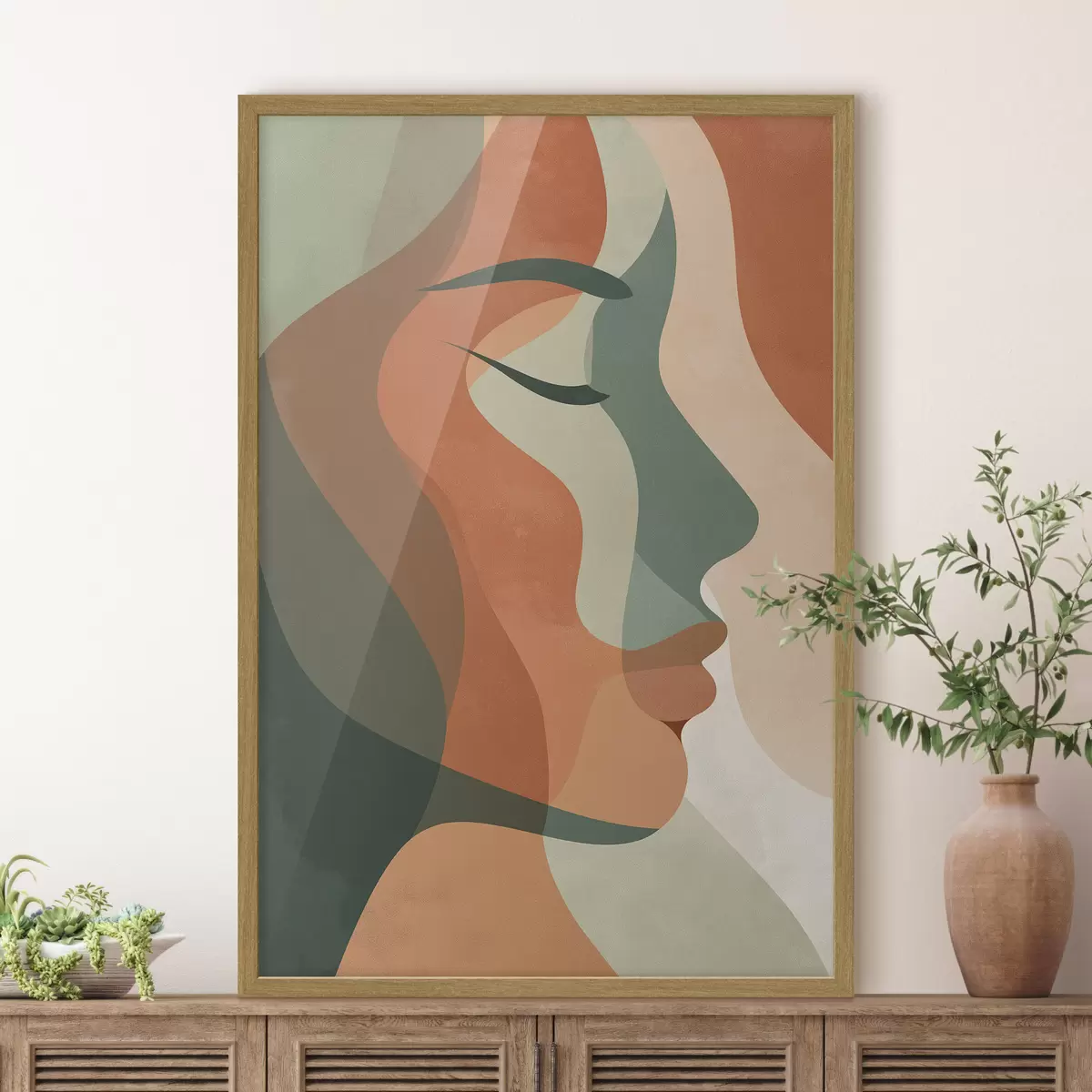 Poster Retrato abstracto f48367