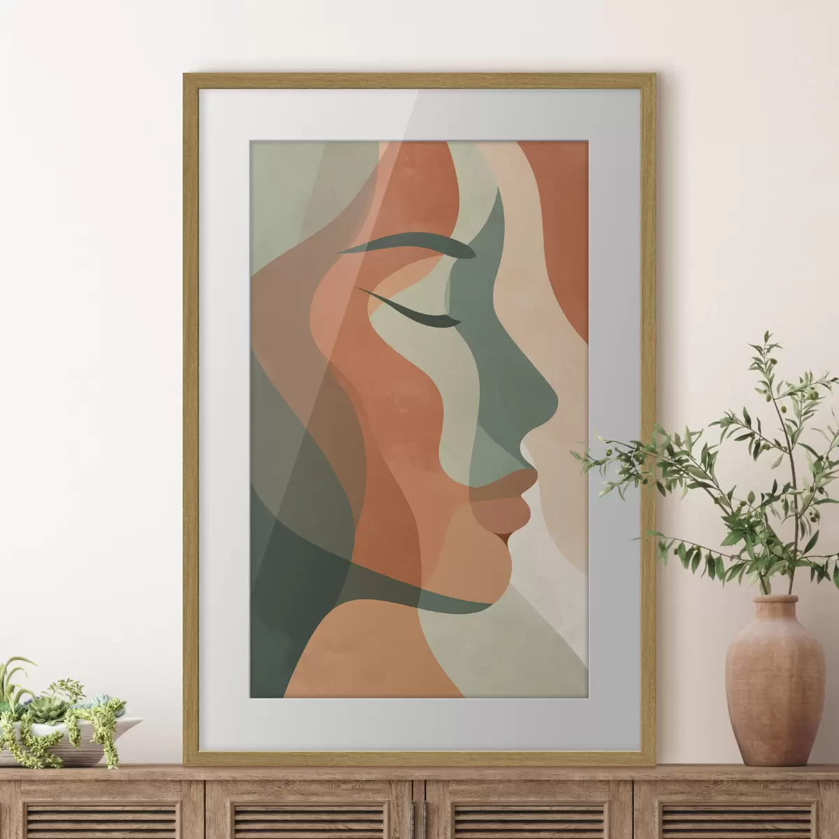 Poster Retrato abstracto f48367