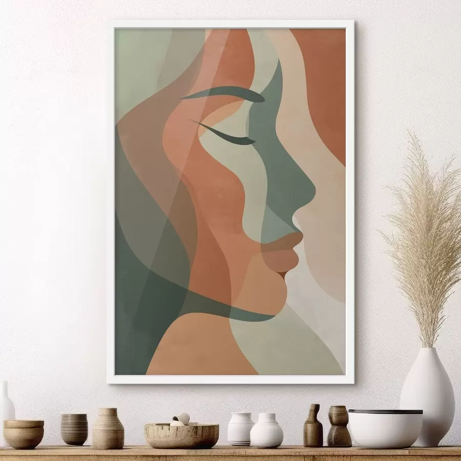 murales de pared Retrato abstracto f48367