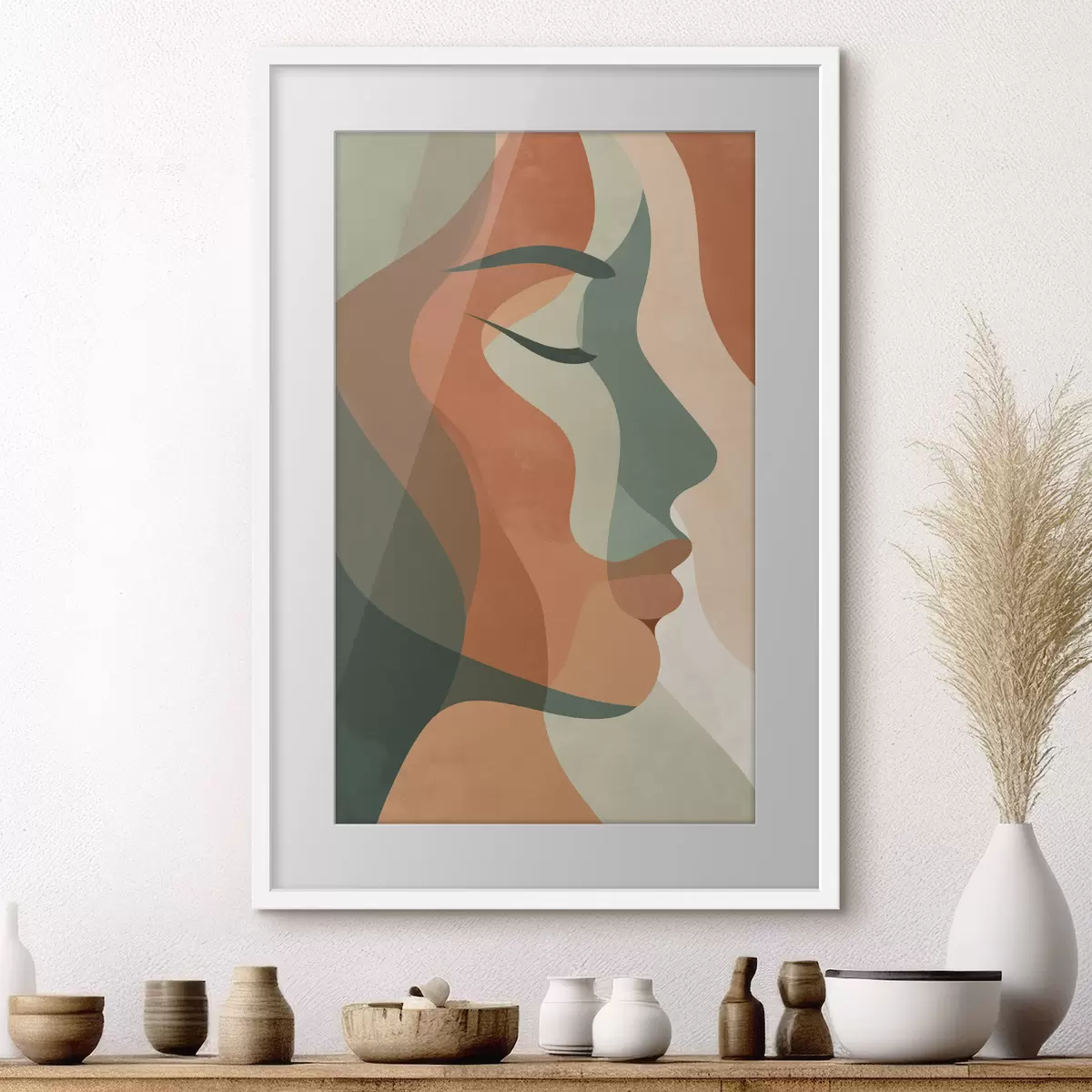 Poster Retrato abstracto f48367