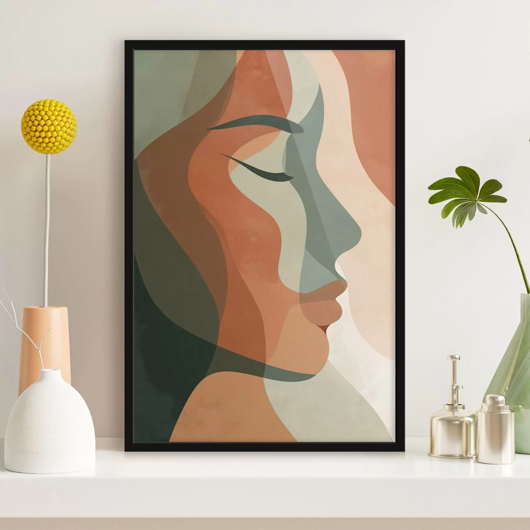 murales de pared Rostro y encuentro f48367