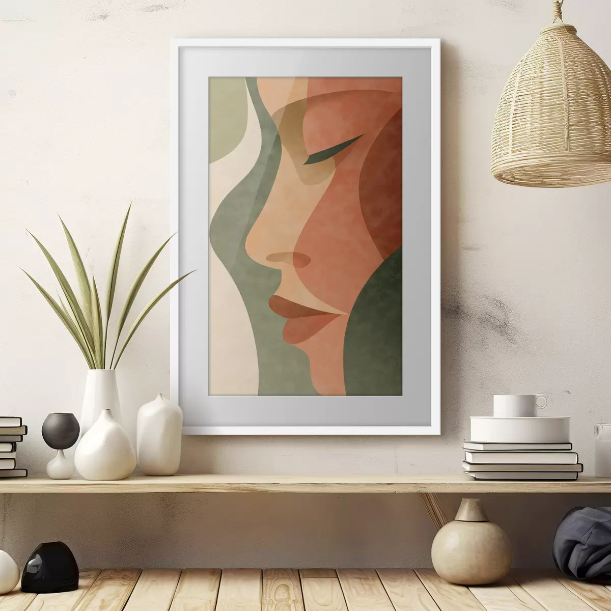 Poster Retrato abstracto f48368