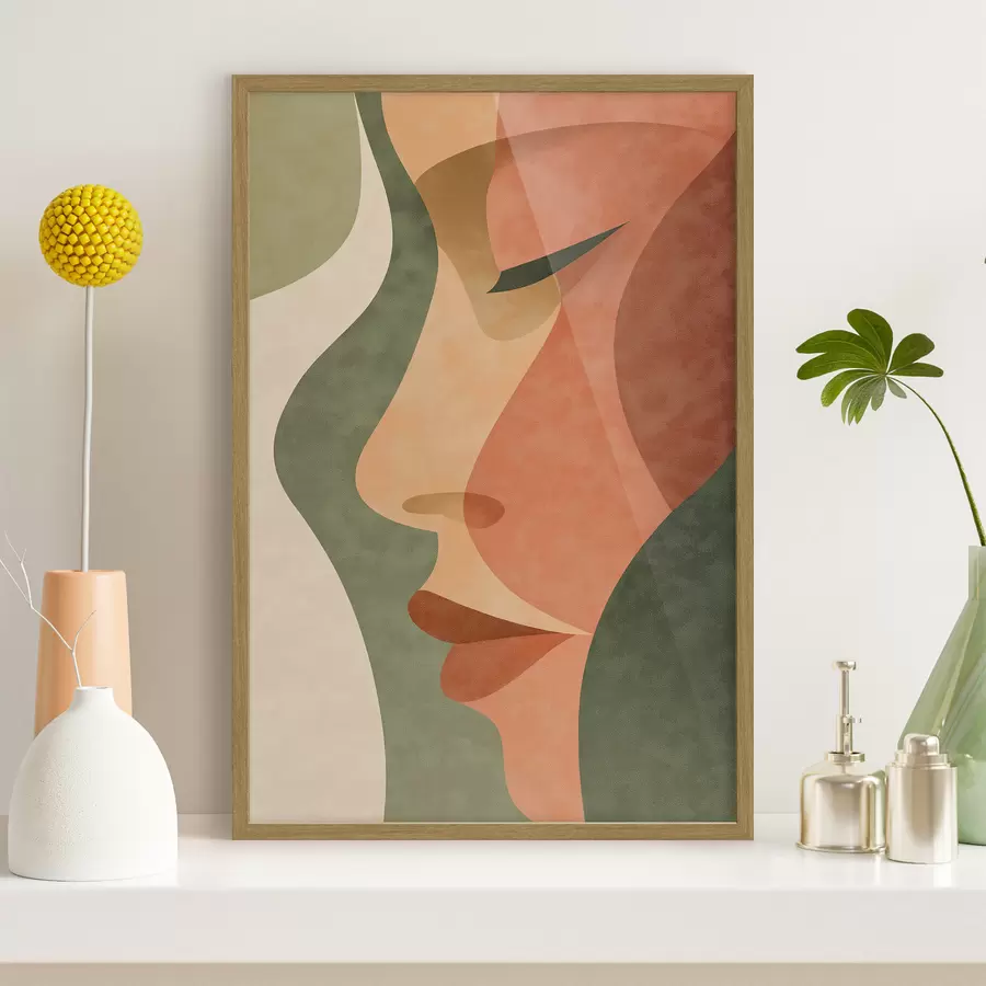 murales de pared Retrato abstracto f48368