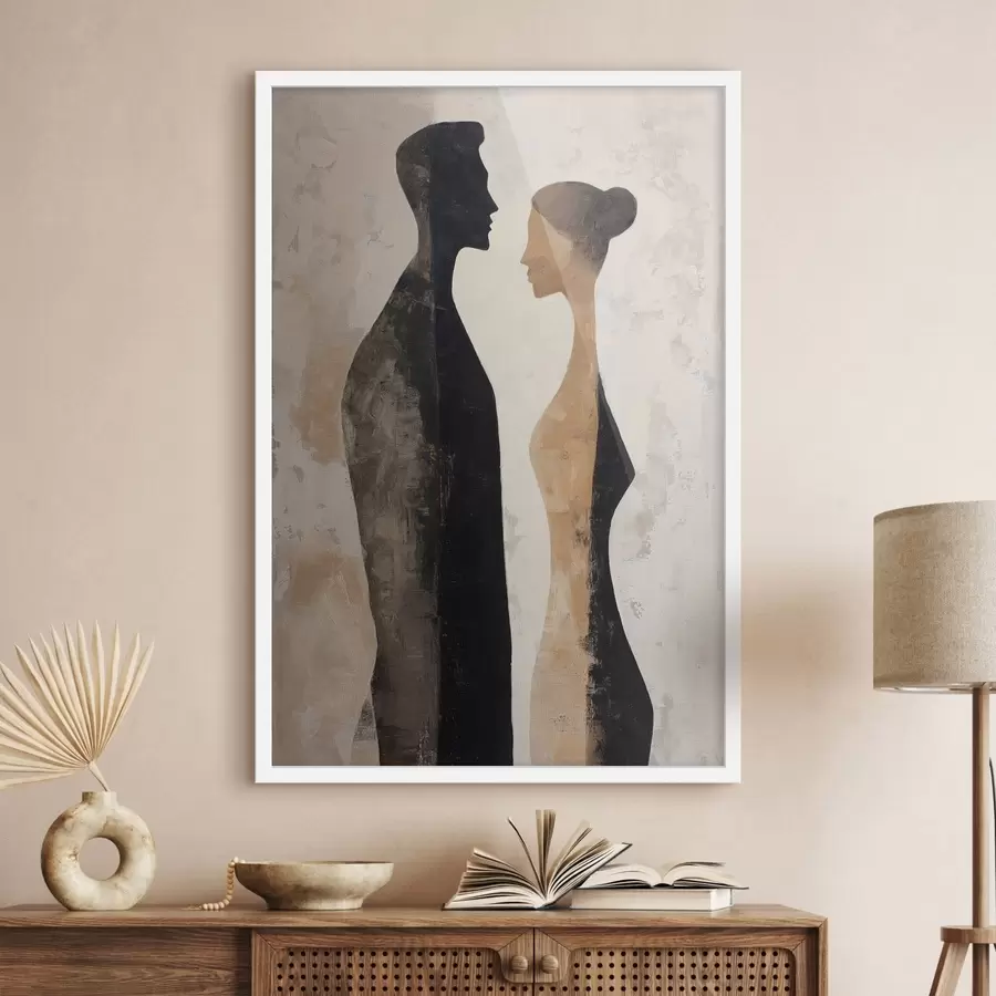 murales de pared siluetas abstractas f48370