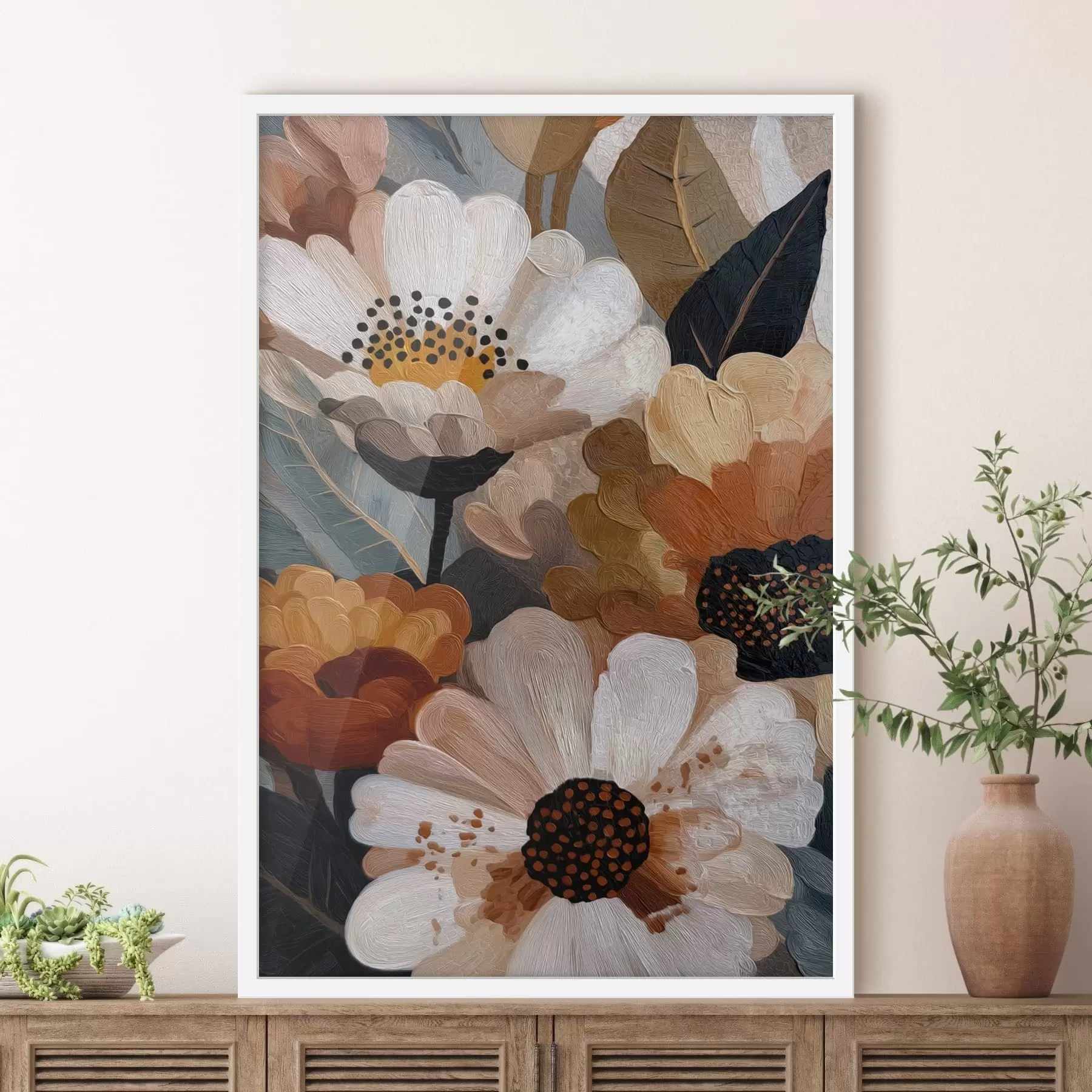 murales de pared Flores f48376