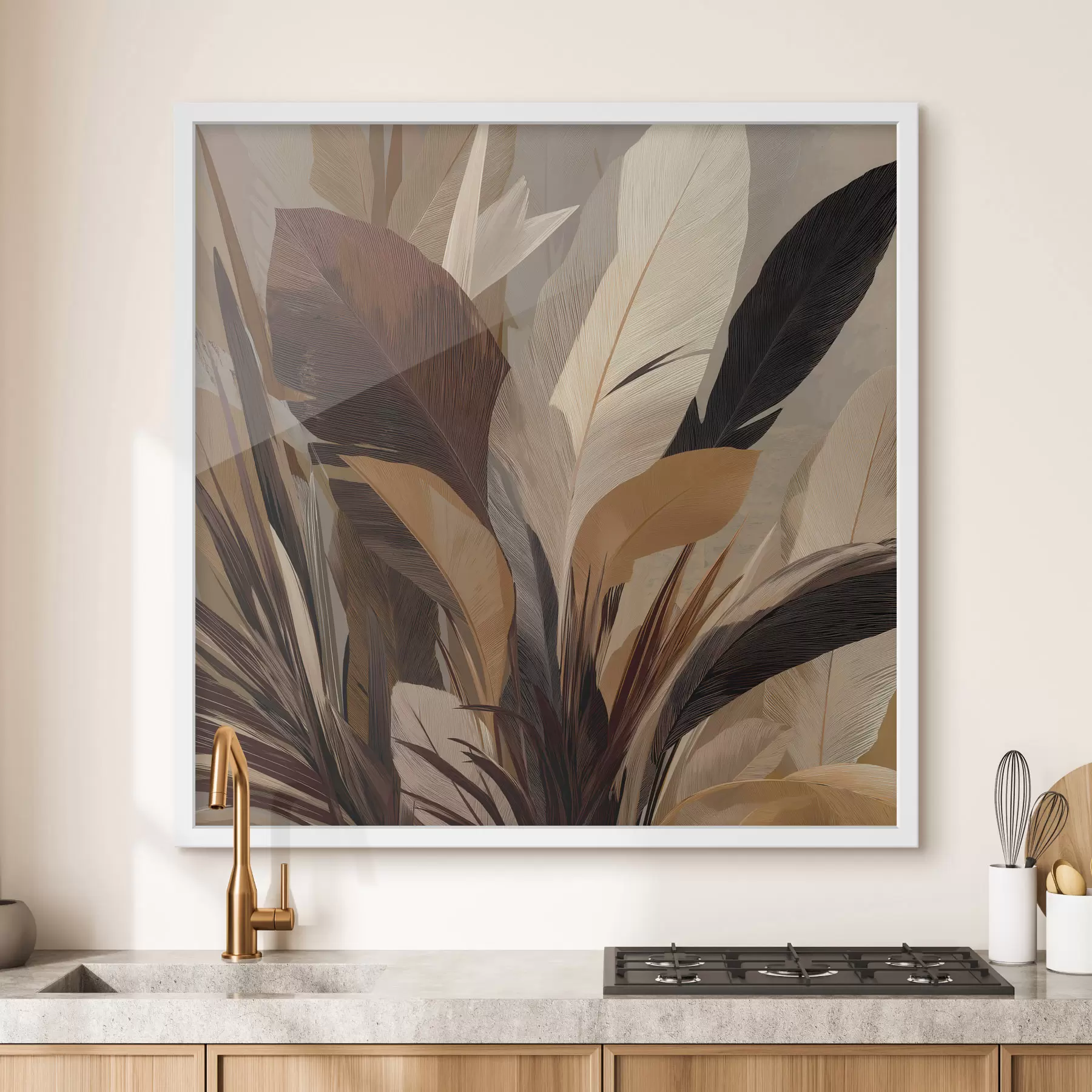 murales de pared Hojas f48380