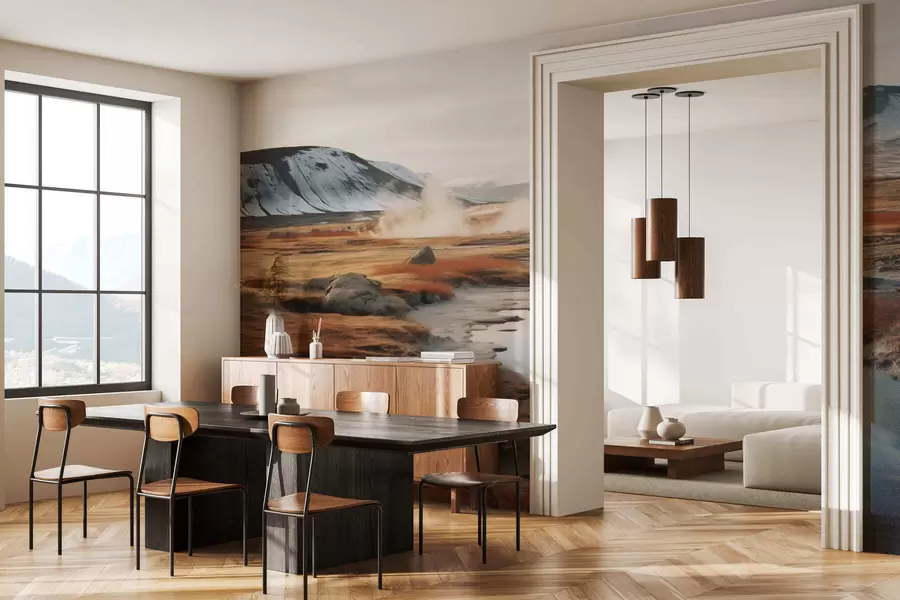 murales de pared Valle fluvial w05365