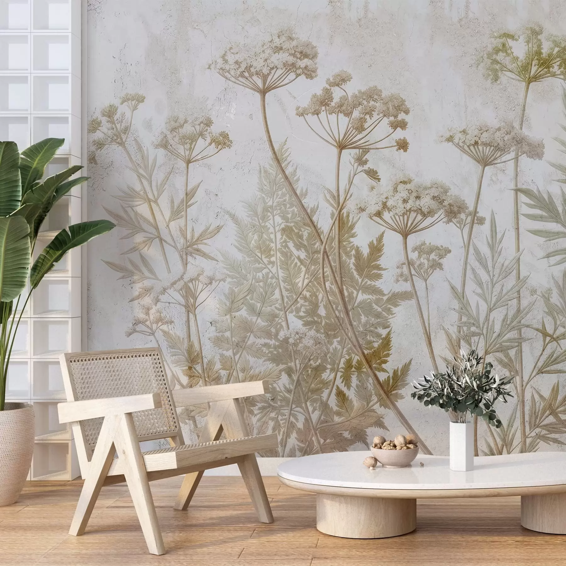 murales de pared Flores eternas entrelazadas w05369
