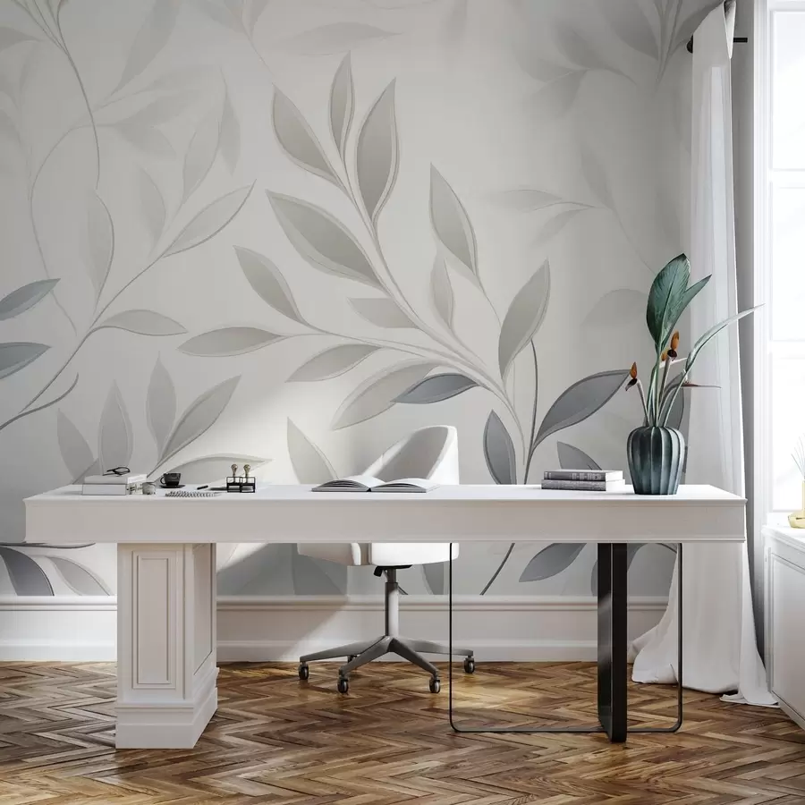 murales de pared Silencioso entre las hojas w05279