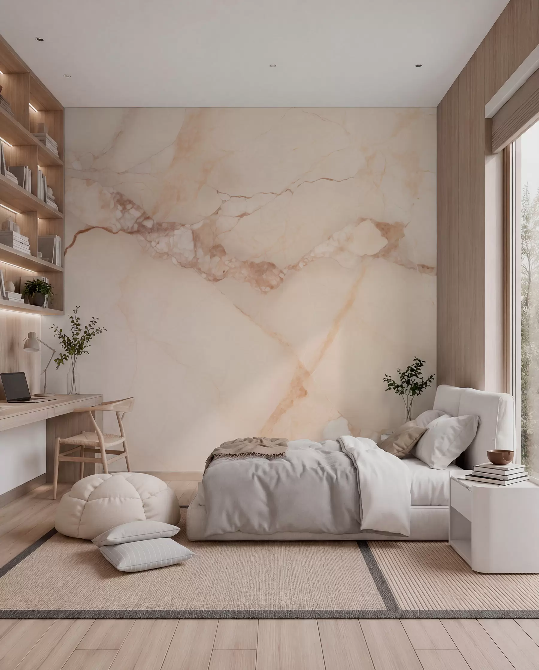 murales de pared Efecto mármol w05348