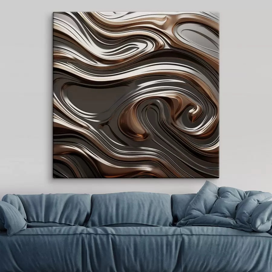 murales de pared Arte abstracto con motivos en espiral s48399