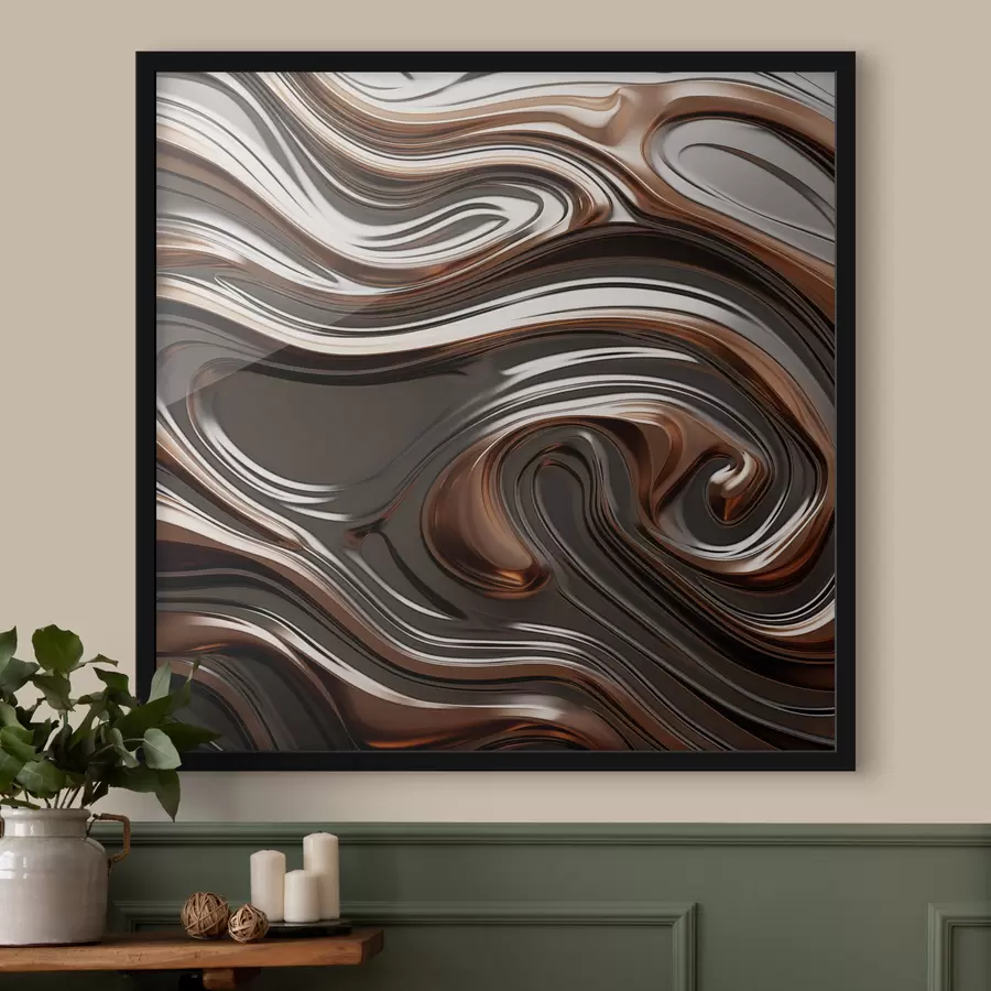 murales de pared Arte abstracto con motivos en espiral f48399