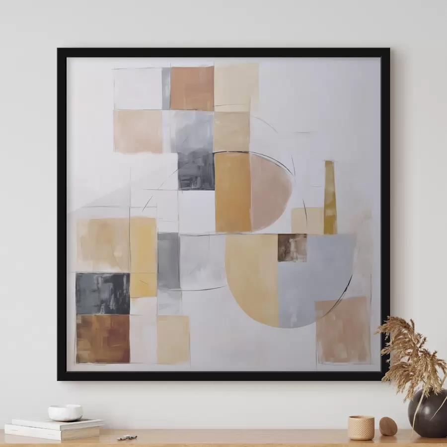 murales de pared Imitación abstracta de una pintura desgastada f48417