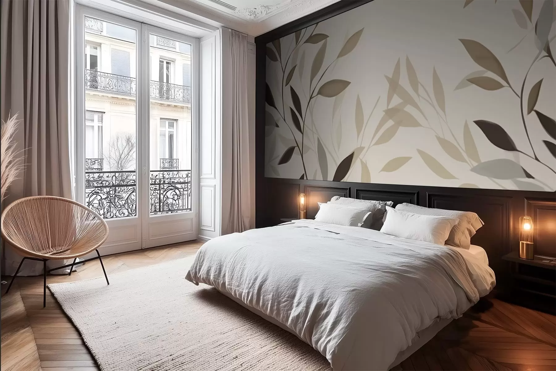 murales de pared Una rama de árbol w05193