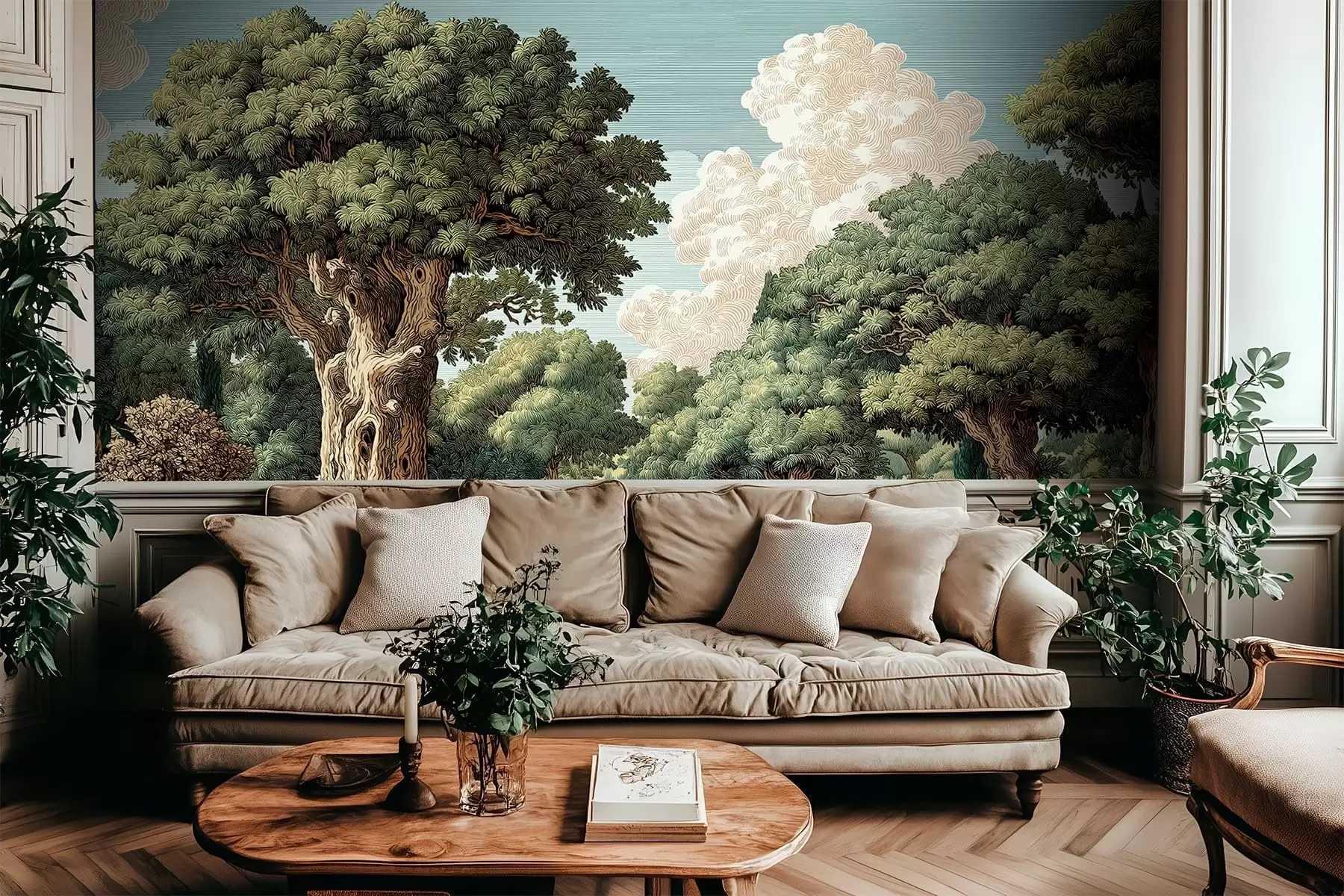 murales de pared Un bosque w05333