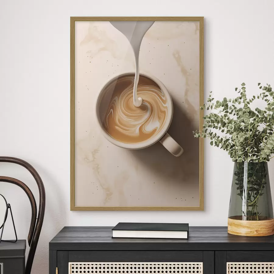 murales de pared Café con espuma f48439
