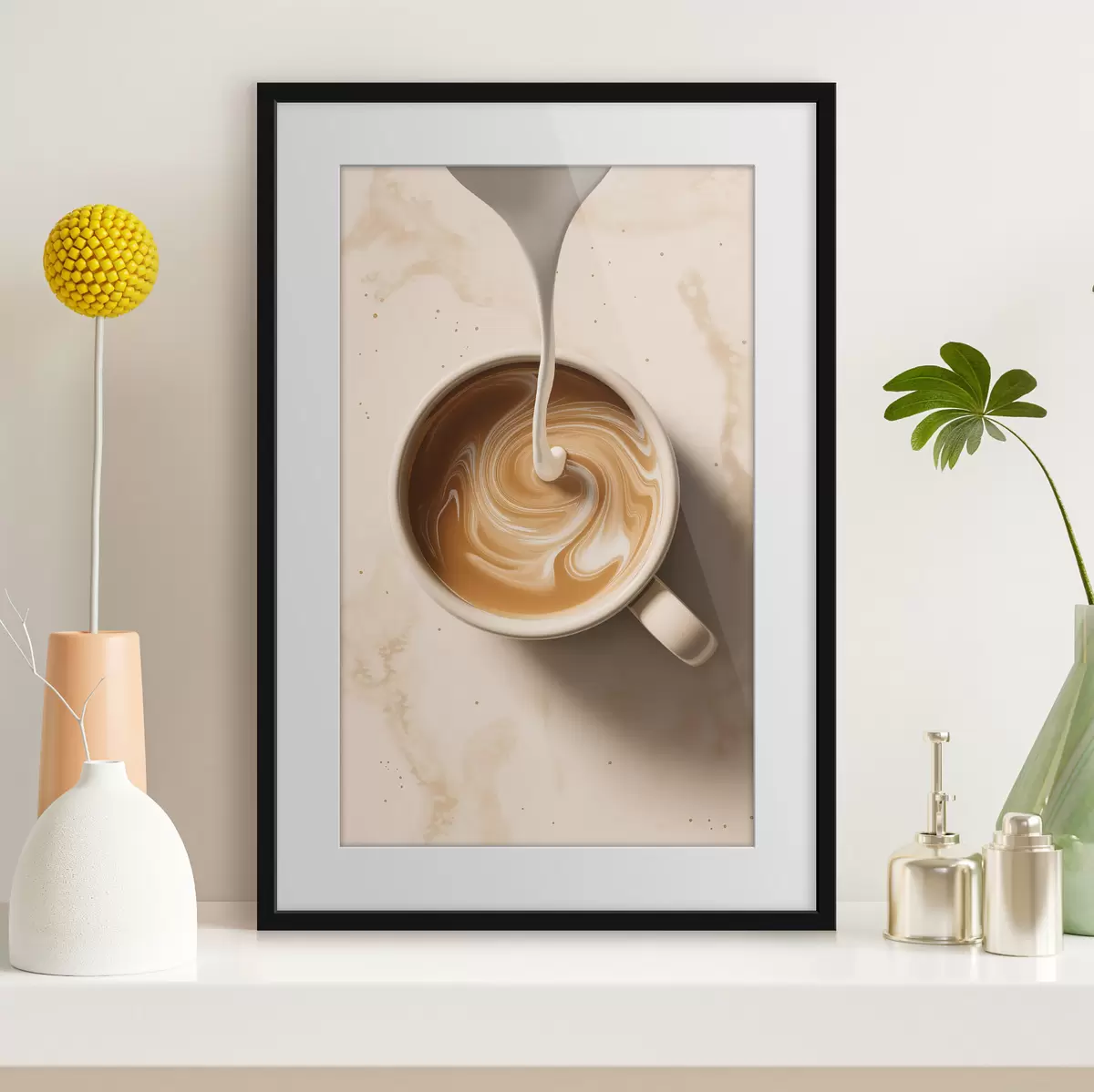 Poster Café con espuma f48439