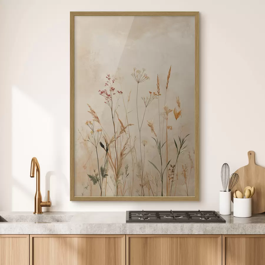 murales de pared Tallos florales ligeros f48441