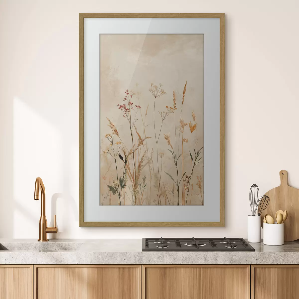 Poster Tallos florales ligeros f48441